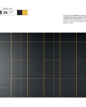 Armari negre amb perfileria alumini color clar JJP NoLimits by Mobles GIFREU Girona Armaris a mida modern minim elegant atemporal