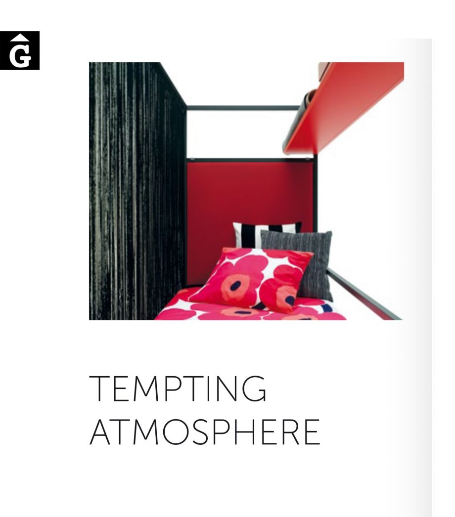 Tempting Atmosphere-nook-llit-individual-singular-disseny-carlos-tiscar-per-muebles-jjp-presentat-per-mobles-gifreu-distribuidor-oficial