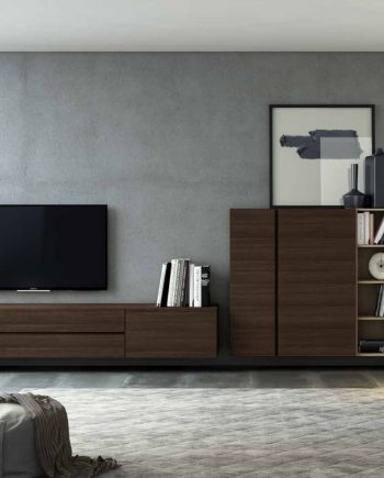 Composició moble Tv + aparador Area mobles Ciurans per mobles Gifreu programa modular disseny atemporal realitzat amb materials i ferratges de qualitat estil modern minimal