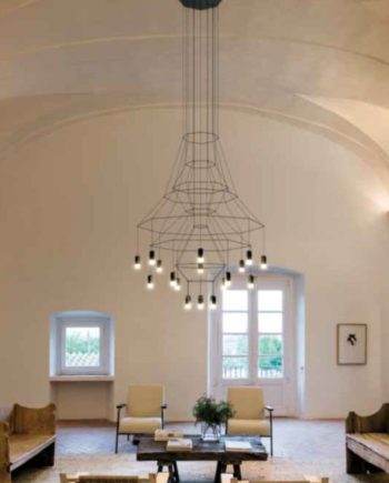 Wireflow Chandelier Vibia by mobles Gifreu