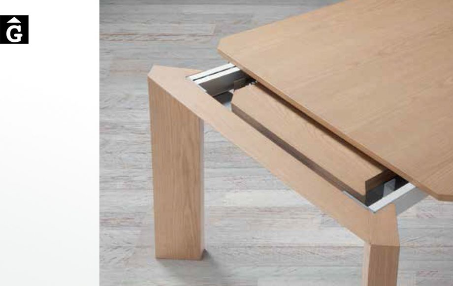 55 1 Detall extensible Taula RhoLoyra muebles by mobles Gifreu Idees per la llar moble de qualitat