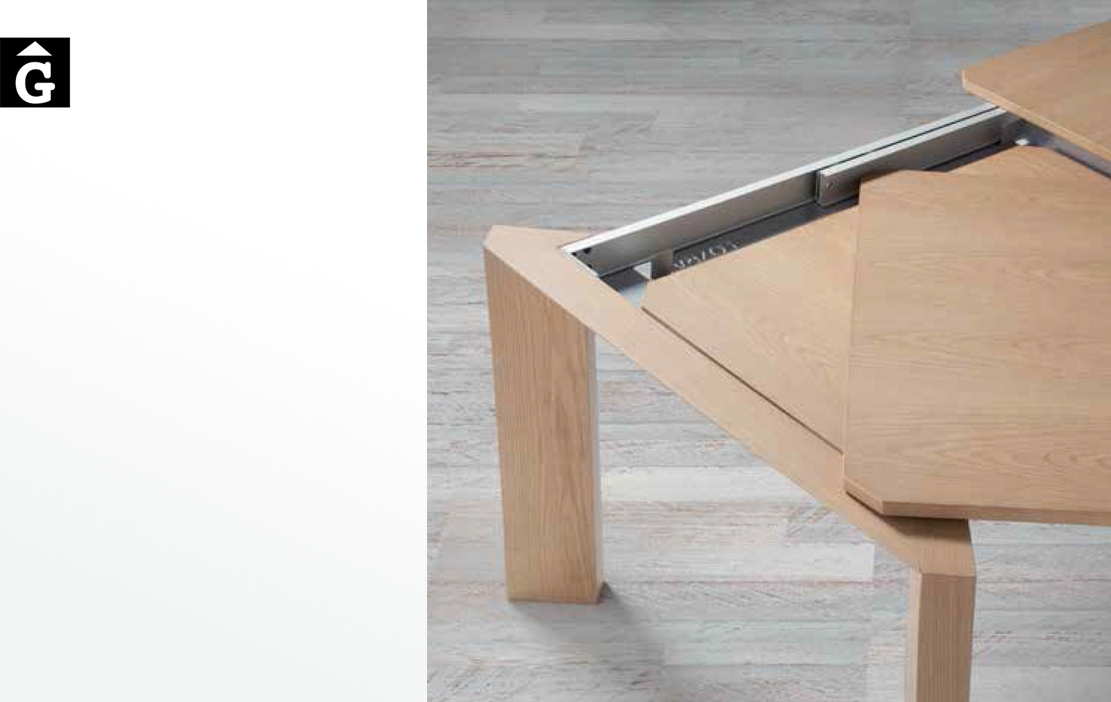 55 2 Taula Rho extensible Loyra muebles by mobles Gifreu Idees per la llar moble de qualitat