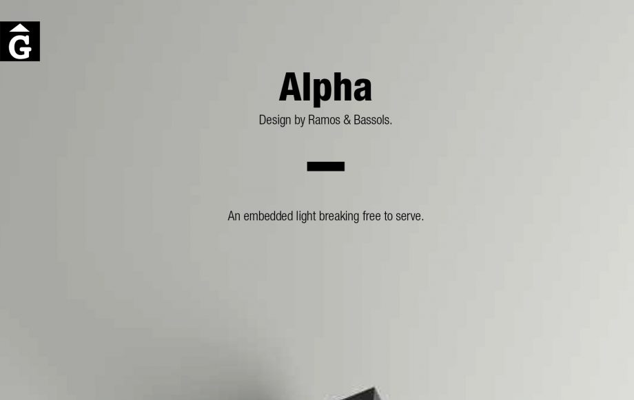 Alpha aplic disseny Ramos & Bassols Vibia by mobles Gifreu