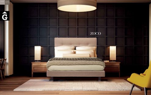 Zoco llit entapissat collection Beds Astral Nature descans qualitat natural i salut junts per mobles Gifreu