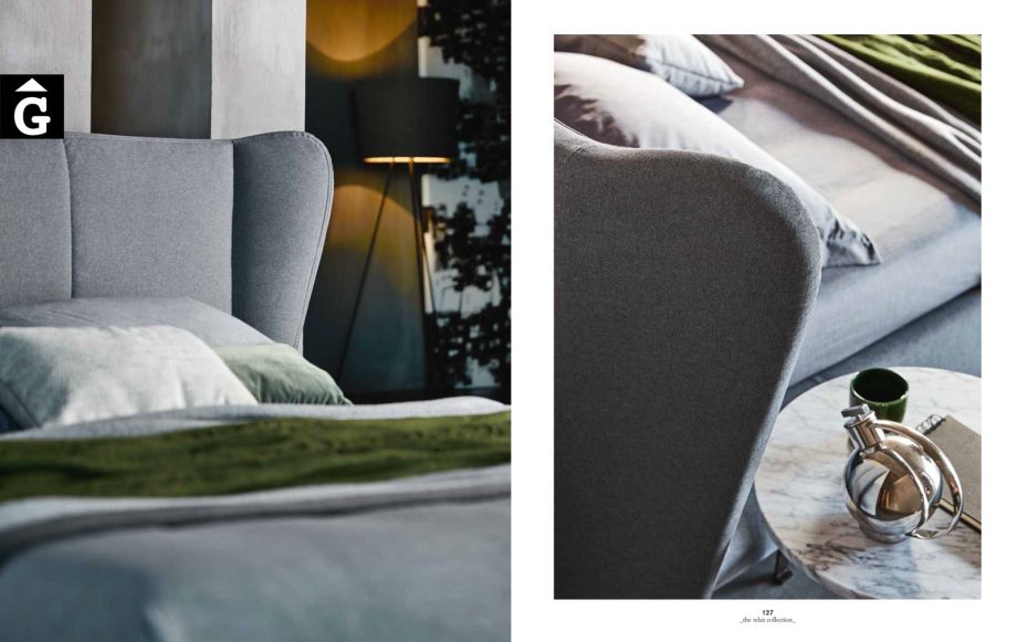 Opus detalls - Ditre Italia llits entapissats disseny i qualitat alta by mobles Gifreu