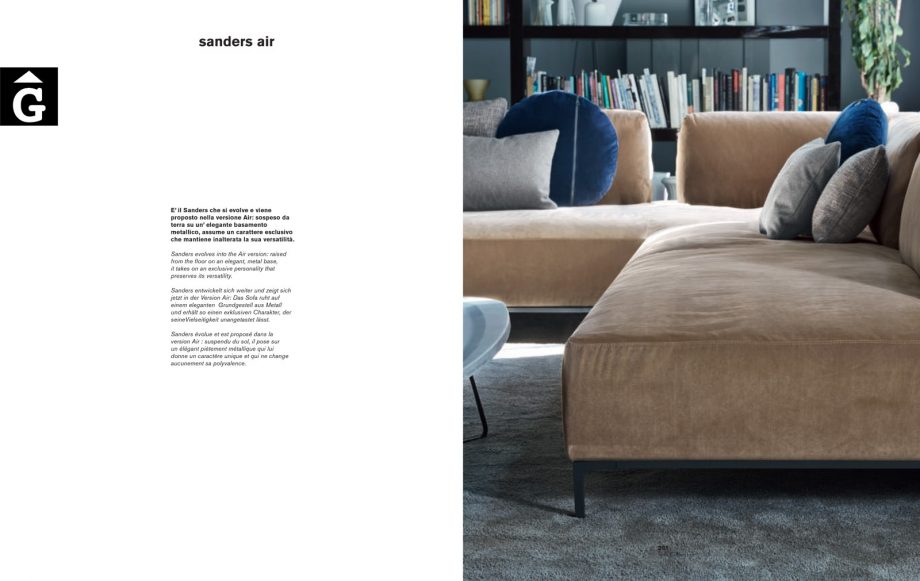 Sanders air sofa - Ditre Italia Sofas disseny i qualitat alta by mobles Gifreu