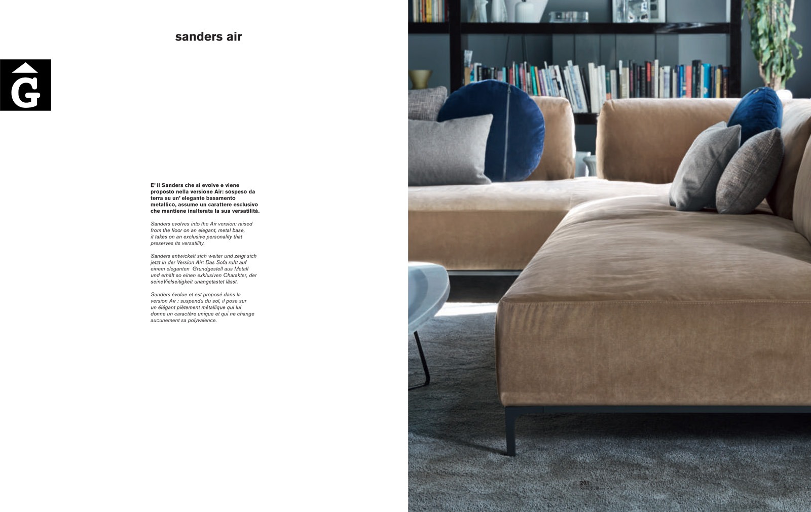 Sanders air sofa – Ditre Italia Sofas disseny i qualitat alta by mobles Gifreu