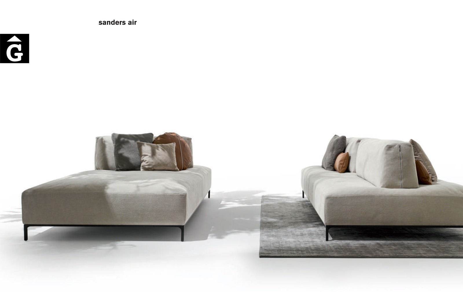 Sanders air chaiselongue sofà – Ditre Italia Sofas disseny i qualitat alta by mobles Gifreu