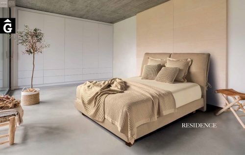 Residence llit entapissat Beds Astral Nature descans qualitat natural i salut junts per mobles Gifreu