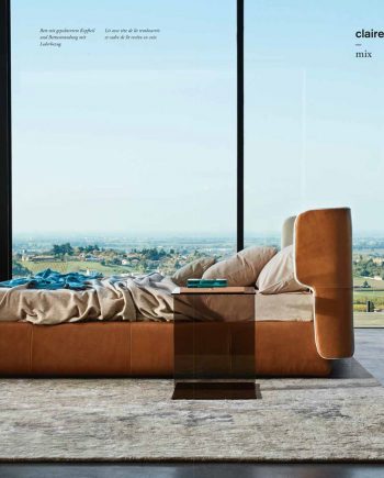 Claire llit entapissat general - Ditre Italia llits entapissats disseny i qualitat alta by mobles Gifreu