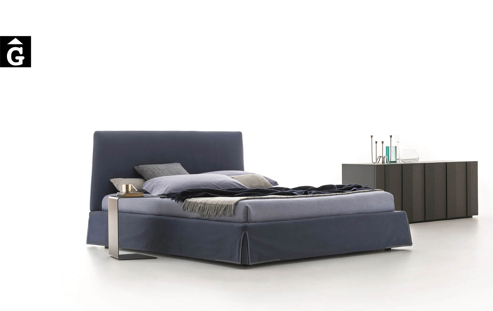 Llit entapissat Adel – Ditre Italia llits entapissats disseny i qualitat alta by mobles Gifreu