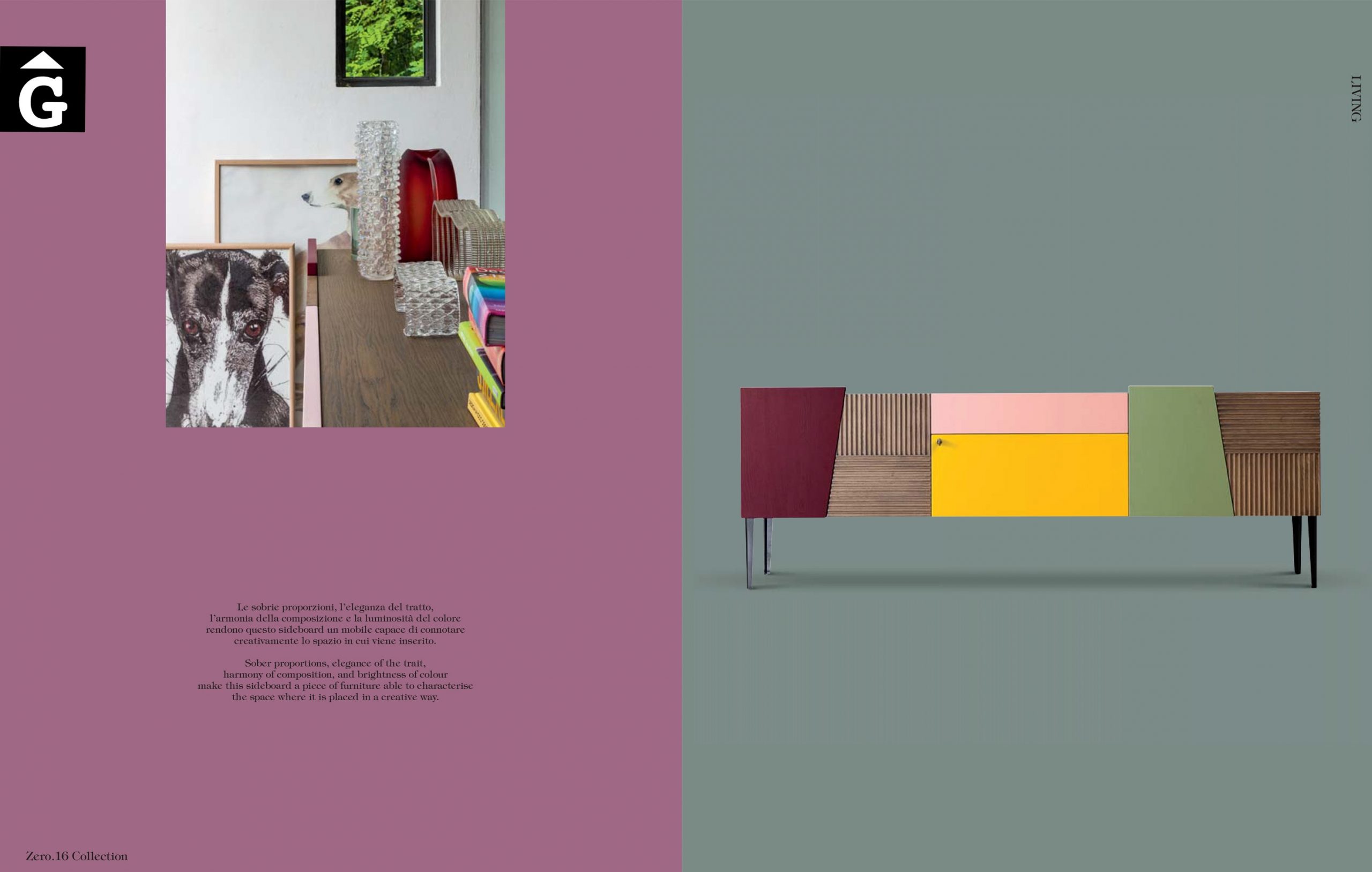 Detall moble massis roure Zero16 molt color by mobles Gifreu
