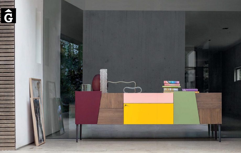 Moble massis roure Color Zero16 Imatge moble bufet atravit i actual by mobles Gifreu