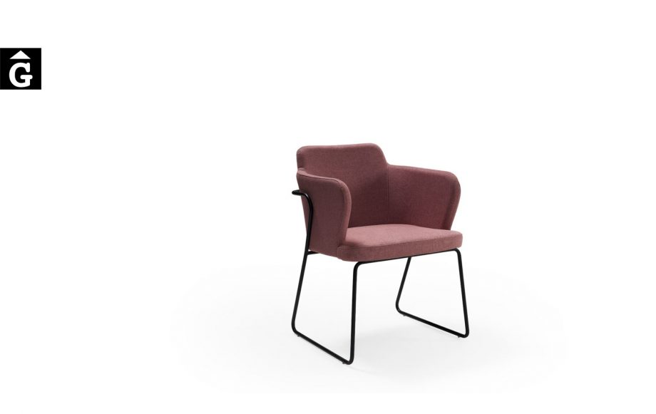 Cadira Evita PZ de front Doos by mobles Gifreu taules i cadires alta qualitat