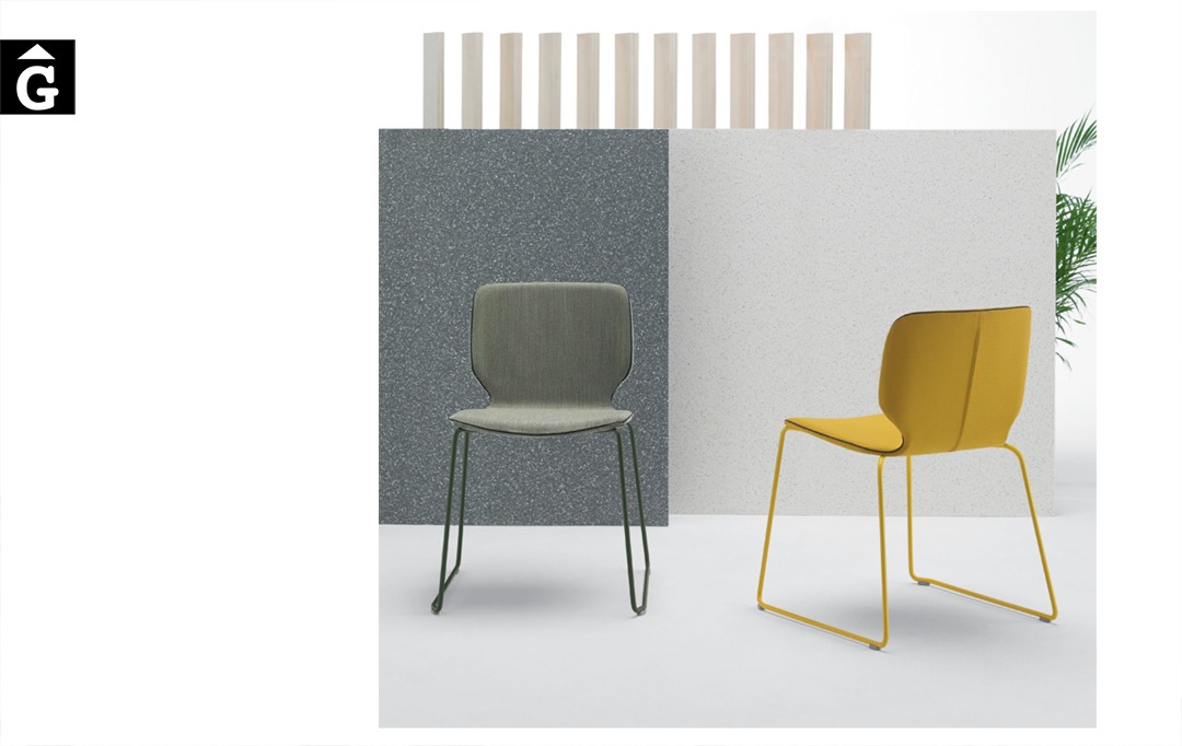 Cadira Nim entapissada color Inclass mobles Gifreu