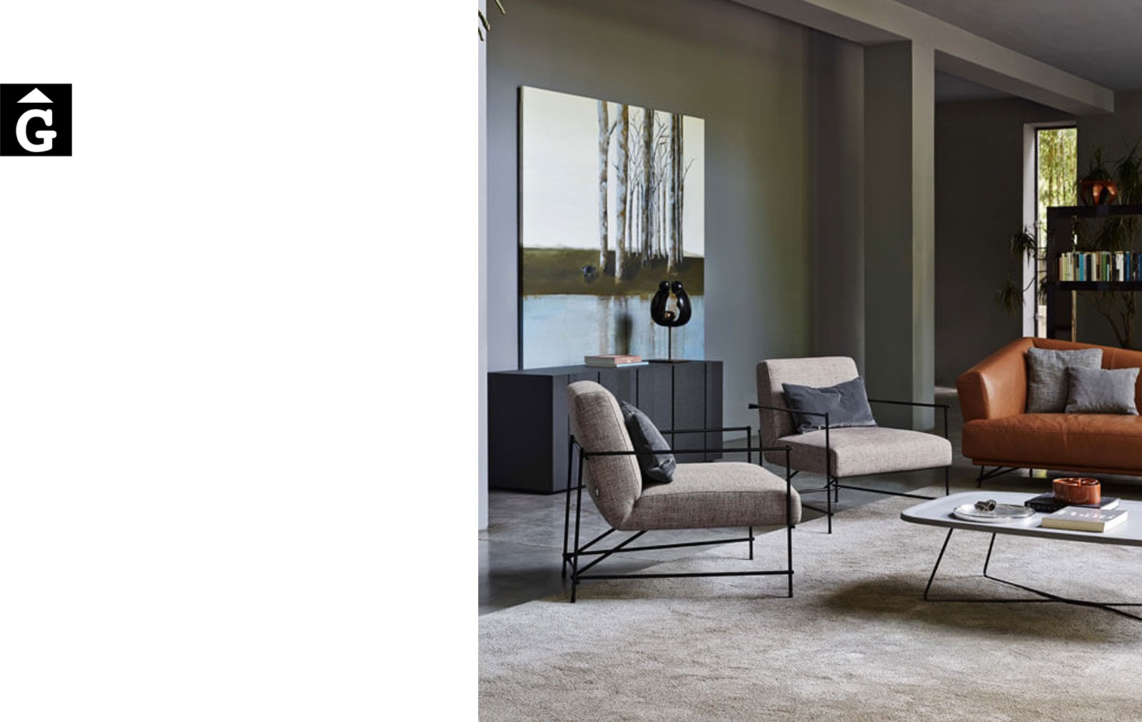 Butaca Kyo ambientda – Ditre Italia Sofas disseny i qualitat alta by mobles Gifreu