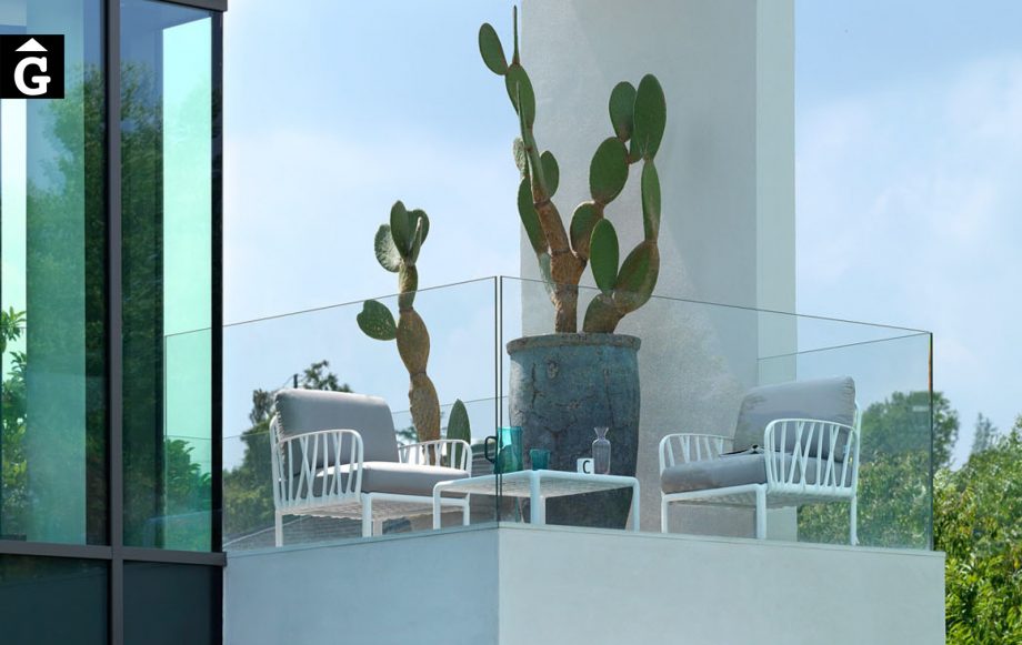 Butaques d'exterior blanques Komodo | Qualitat alta | Nardi | mobiliari d'exterior amb disseny i a preus perfectes