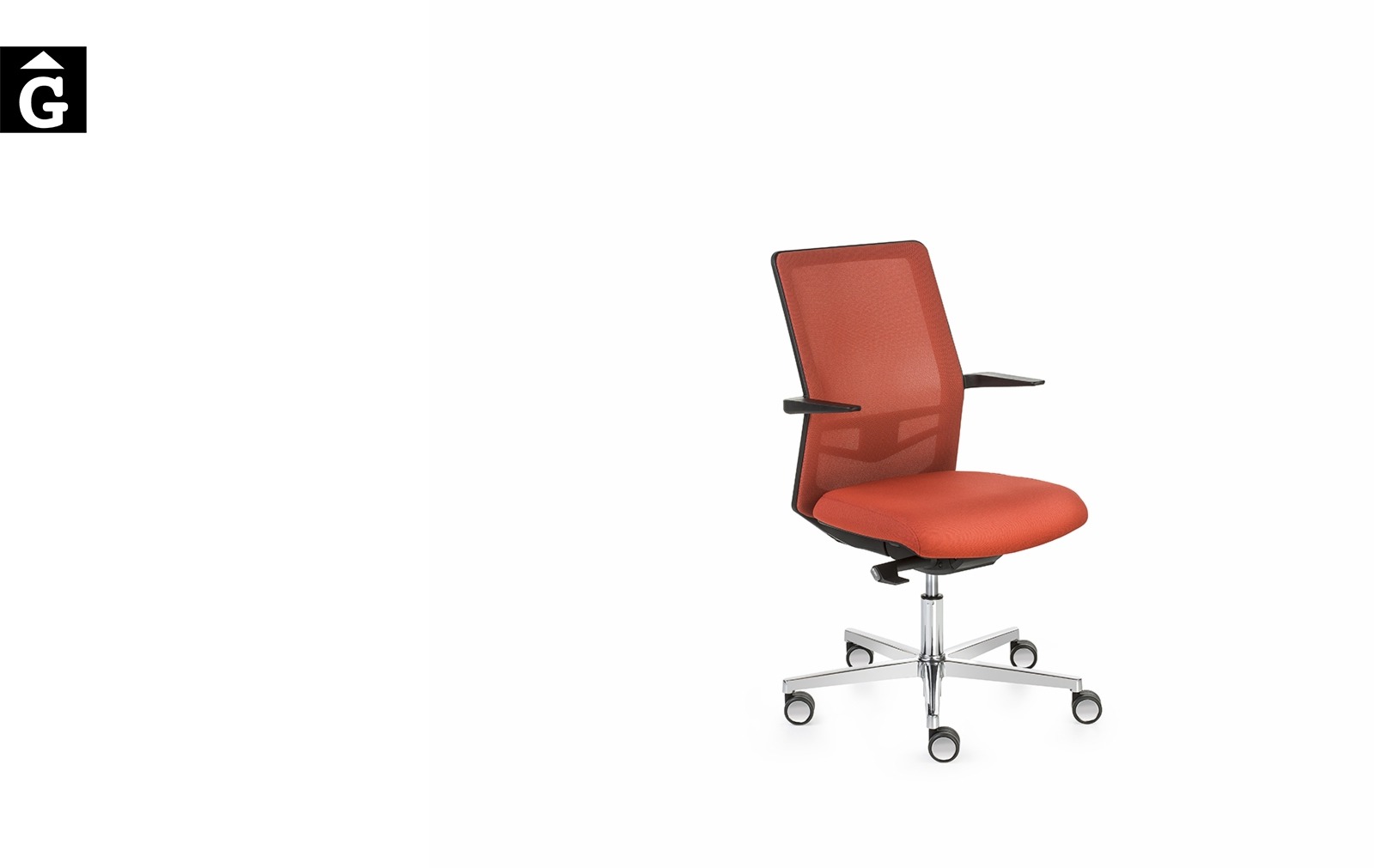 Cadira despatx Equis de Jorge Pensi | Vista perfil | Dile | mobiliari d’oficina molt interessant | mobles Gifreu | botiga | Contract | Mobles nous oficina