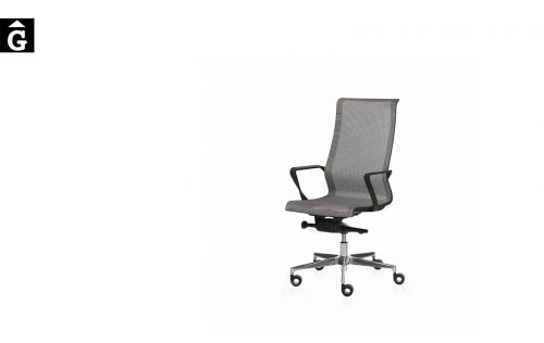 Cadira despatx X-Light malla gris de Dile | Vista general | mobiliari d'oficina molt interessant | Dileoffice | mobles Gifreu | botiga | Contract | Mobles nous oficina