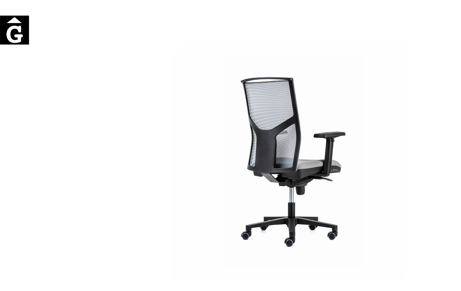 Cadira oficina negra Akita Pro | Darrera | Dile | mobiliari d’oficina molt interessant | Dileoffice | mobles Gifreu | botiga | Contract | Mobles nous oficina
