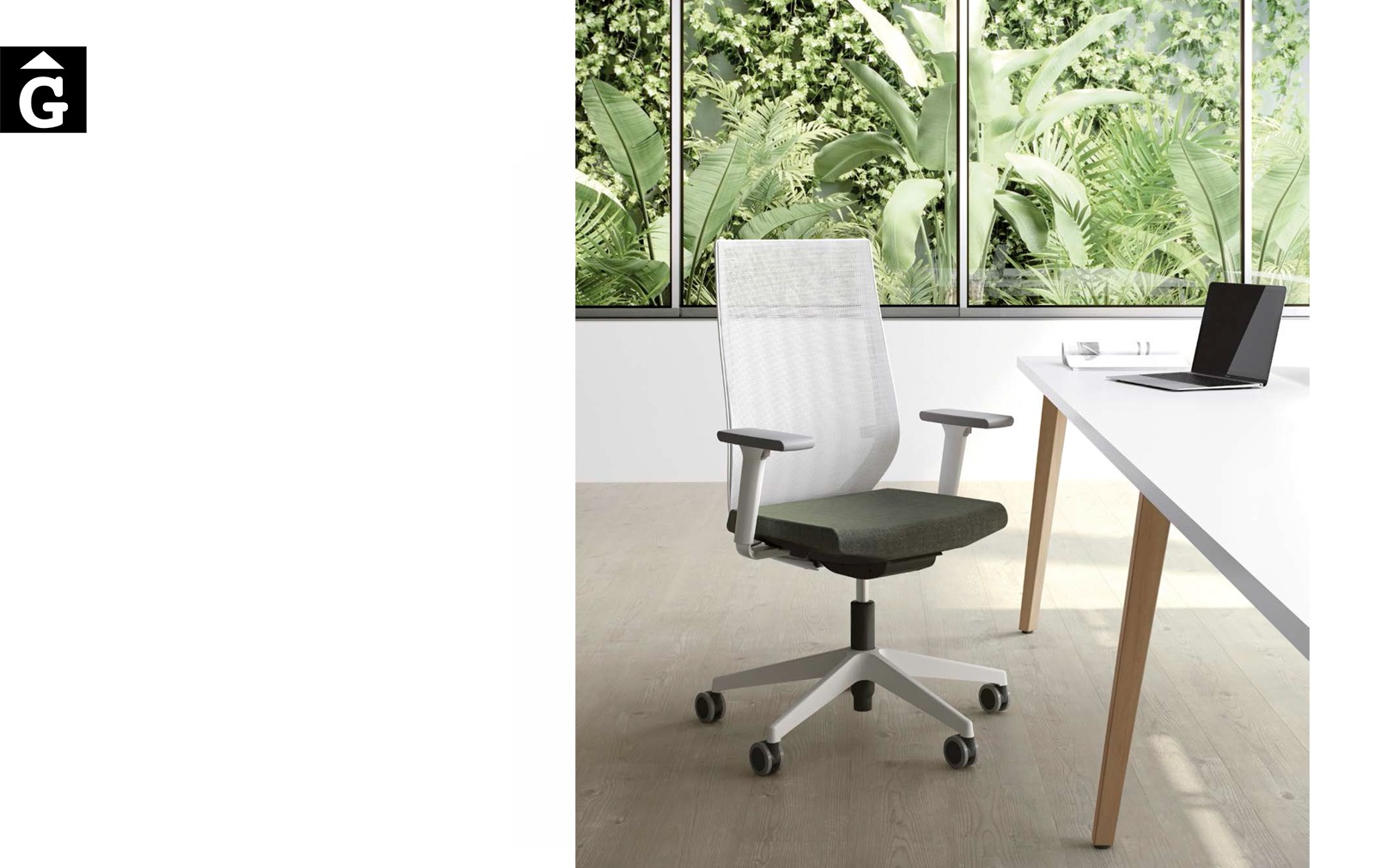 Cadira operativa Eben | Disseny Ito design | Imatge principal | Forma 5 | mobiliari d’oficina molt interessant | mobles Gifreu | botiga | Contract | Mobles nous d’oficina