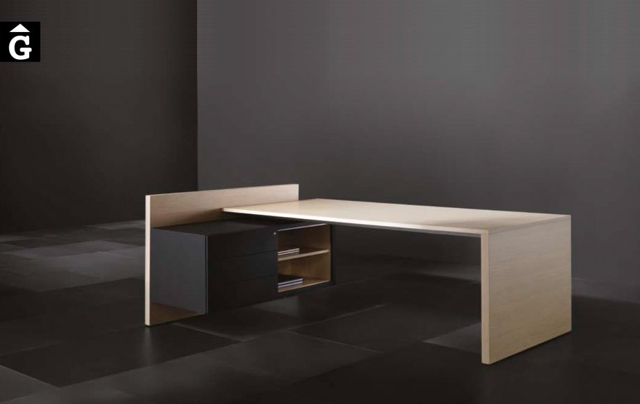 Taula despatx executiu Vektor | Forma 5 | mobiliari d'oficina molt interessant | mobles Gifreu | botiga | Contract | Mobles nous d'oficina