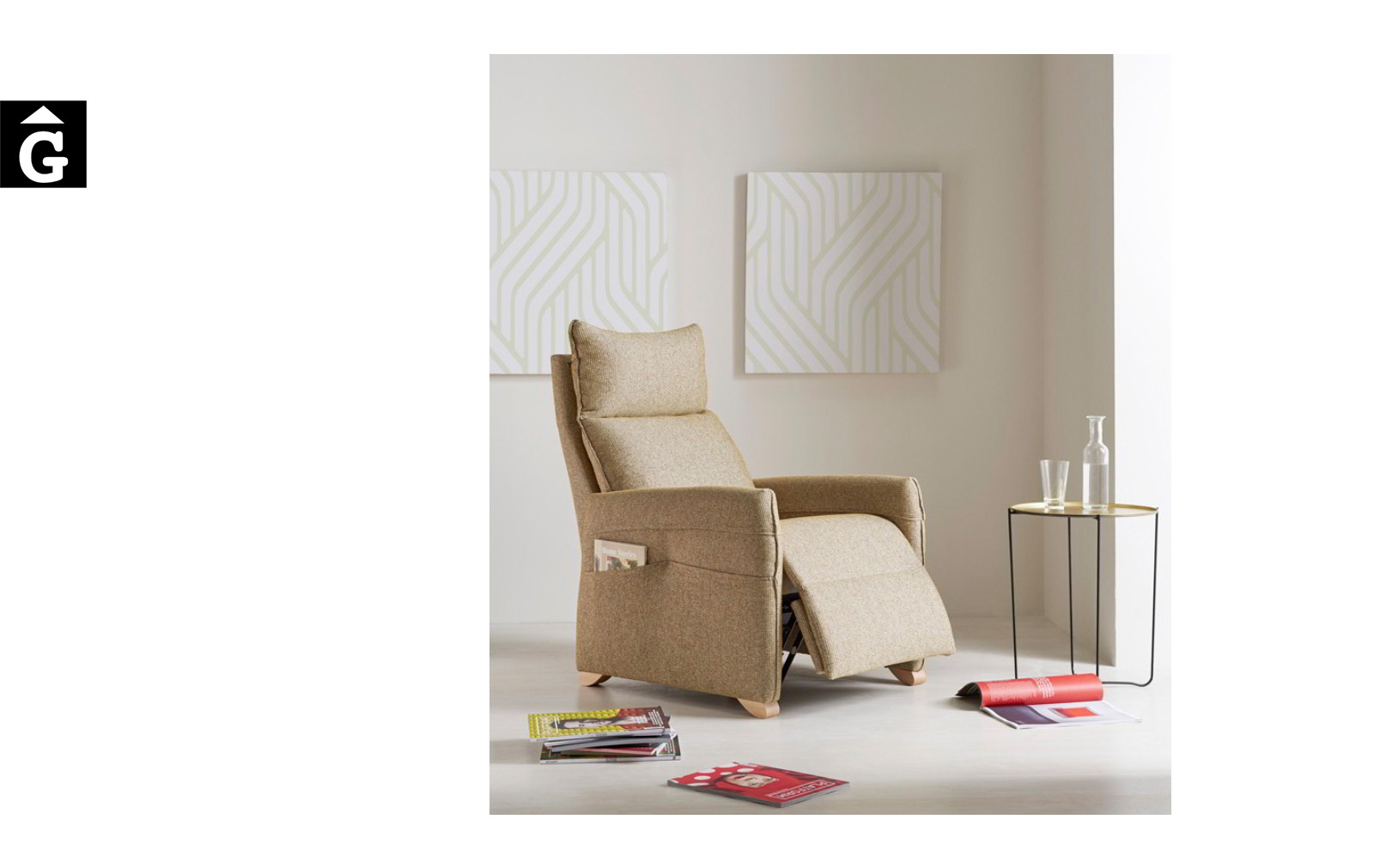 Butaca relax motoritzat Titan de Reyes Ordoñez Sofas disseny i qualitat alta distribuïdor oficial mobles Gifreu