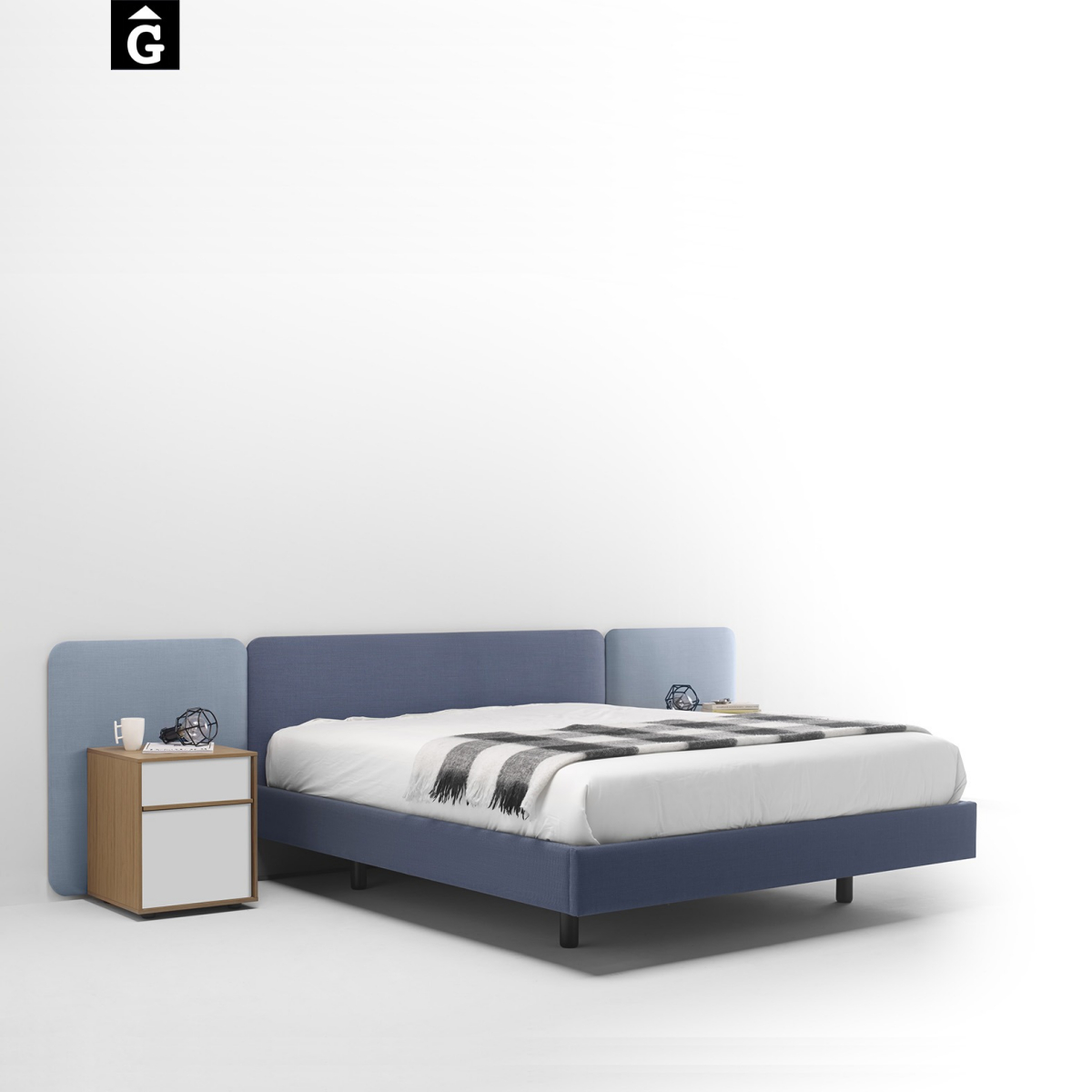 Lota 3 panels blaus.
