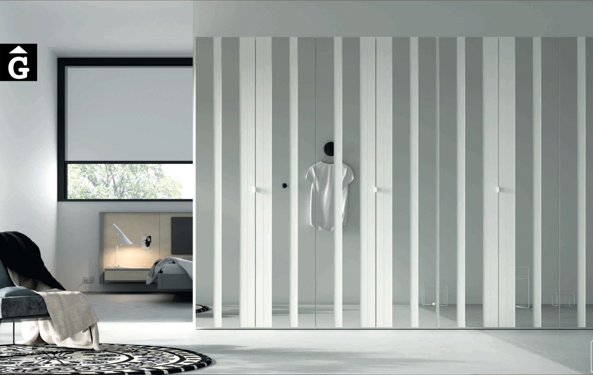 Lagrama armaris porta corredera AV mirall by Mobles GIFREU Girona modern qualitat vanguardia minim elegant atemporal