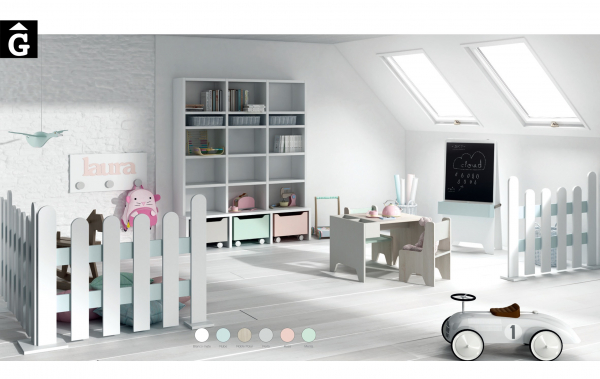 Sala Joc infantil QB Tegar by Mobles GIFREU Girona modern minim elegant atemporal