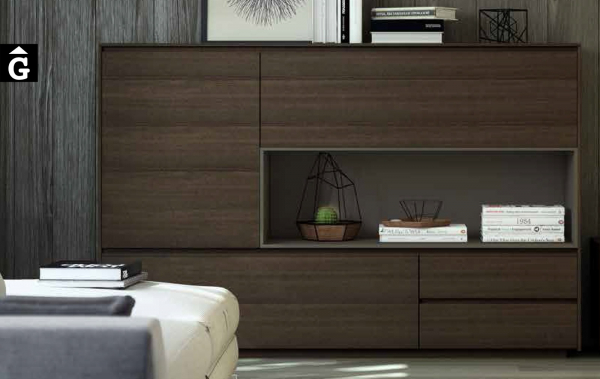 Composició moble Tv + aparador Area mobles Ciurans per mobles Gifreu programa modular disseny atemporal realitzat amb materials i ferratges de qualitat estil modern minimal