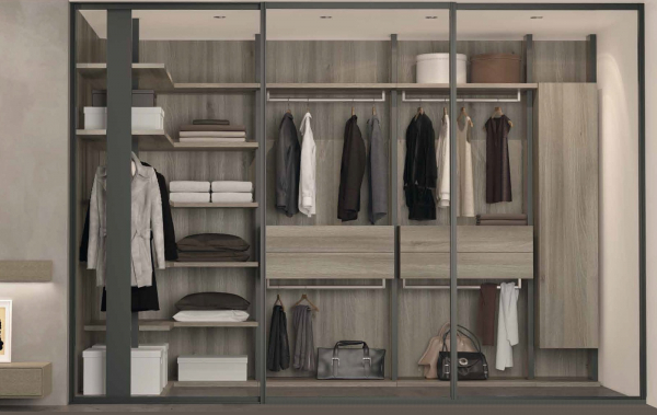 Vestidor vidre Soho Besform by Mobles GIFREU Armaris Vestidors Habitcions a mida modern minim elegant atemporal