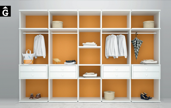 Vestidor Opened Calabaza Lagrama by Mobles GIFREU Armaris Vestidors Habitcions a mida modern minim elegant atemporal