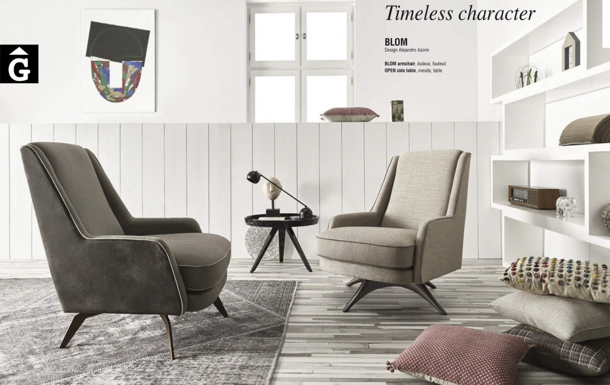 Blom Belta by mobles Gifreu Girona tapisseria sofas sillons butaques de qualitat