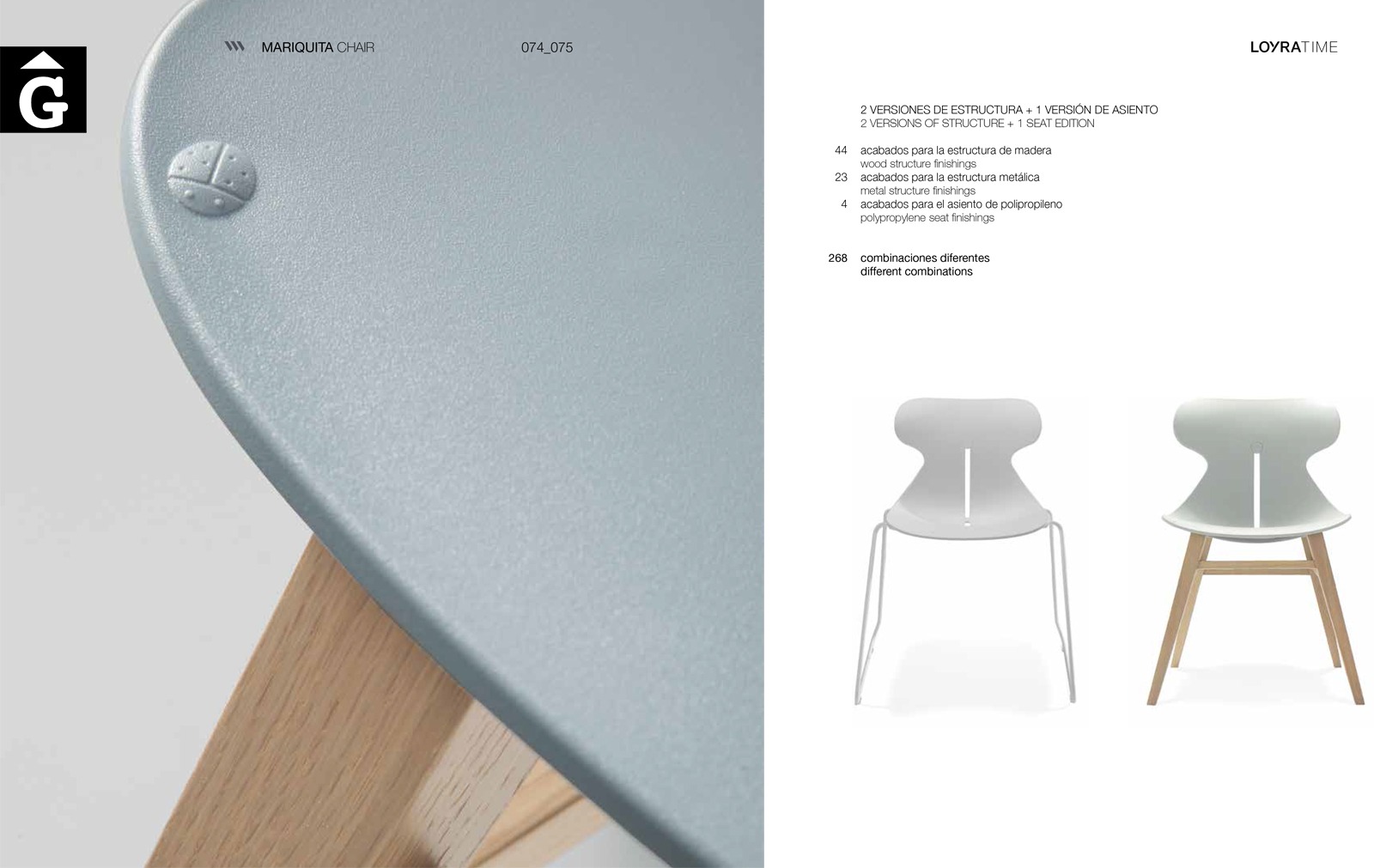 Mariquita sillas 39 0 Loyra muebles by mobles Gifreu Idees per la llar moble de qualitat