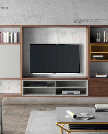 Llibreria nogal Loyra muebles by mobles Gifreu Idees per la llar moble de qualitat