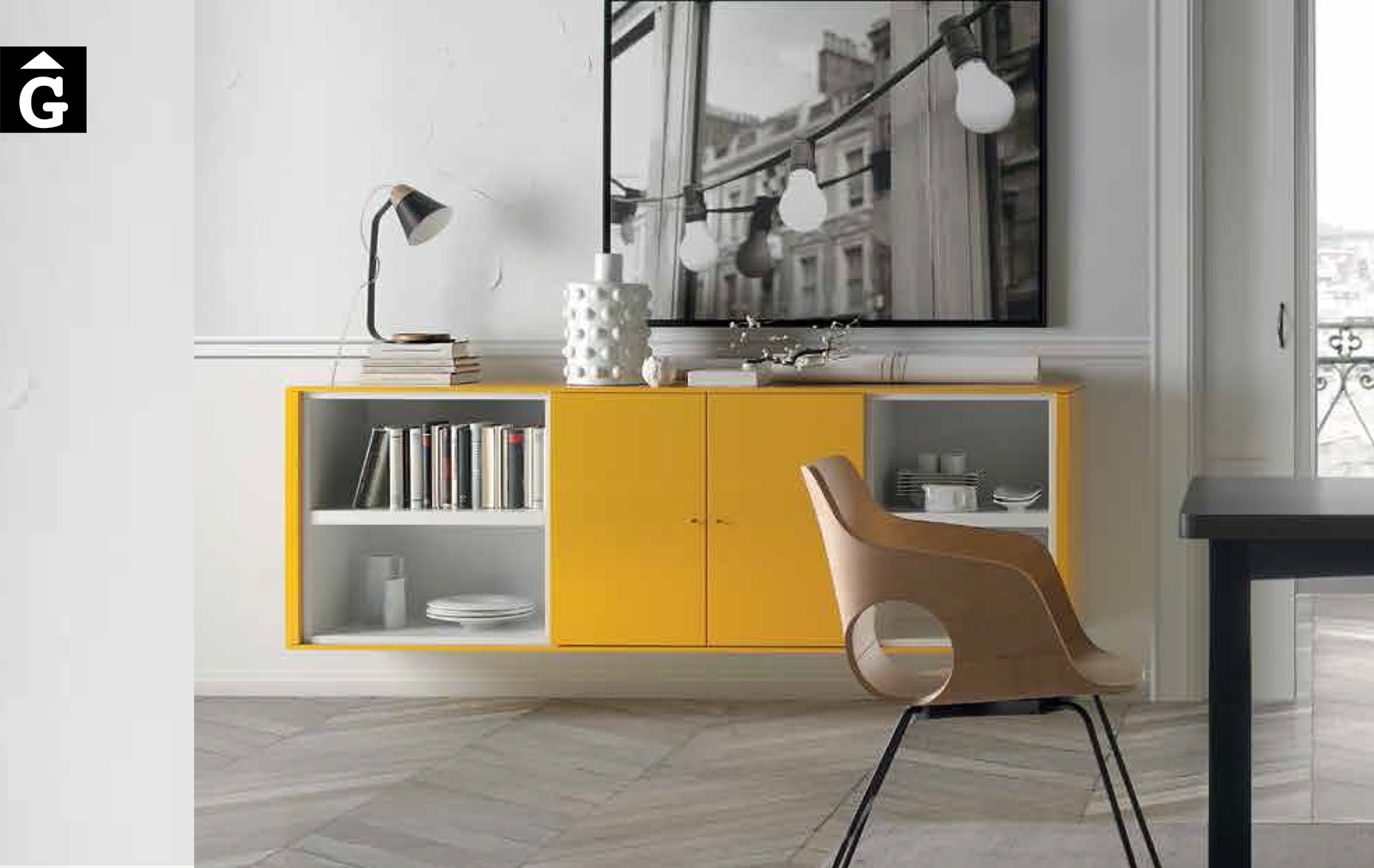 25 00 Bufet ios mostassa Loyra muebles by mobles Gifreu Idees per la llar moble de qualitat