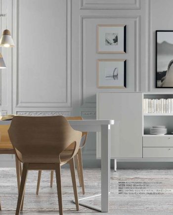 Taula Vesta cadira Olé Bufet Moss blanc Loyra muebles by mobles Gifreu Idees per la llar moble de qualitat