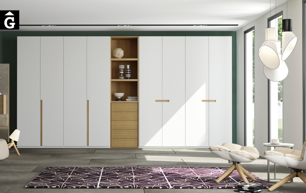 0 0 Comp 4 Elle i Efe Armaris a mida i standard Closets EMEDE mobles by Mobles GIFREU Girona ESPAI EMEDE Epacio emede Muebles MD moble menjador Sala estar habitatge qualitat laca xapa natural