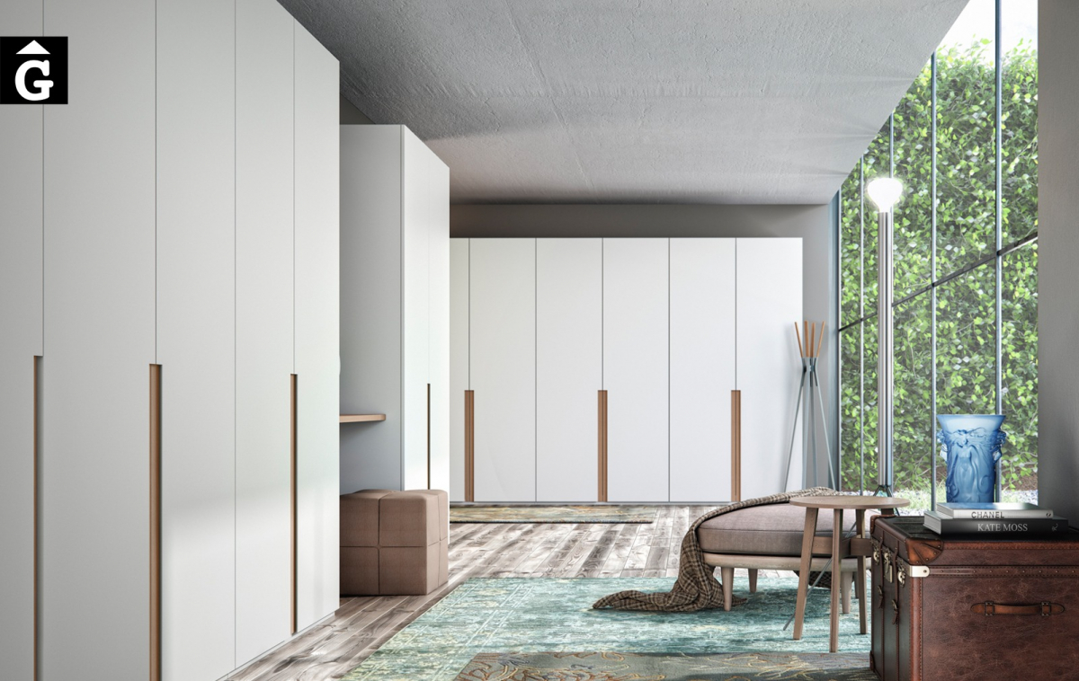 Armari porta Elle raconer 00 A18 Elle racó Armaris a mida i standard Closets EMEDE mobles by Mobles GIFREU Girona ESPAI EMEDE Epacio emede Muebles MD moble menjador Sala estar habitatge qualitat laca xapa natural