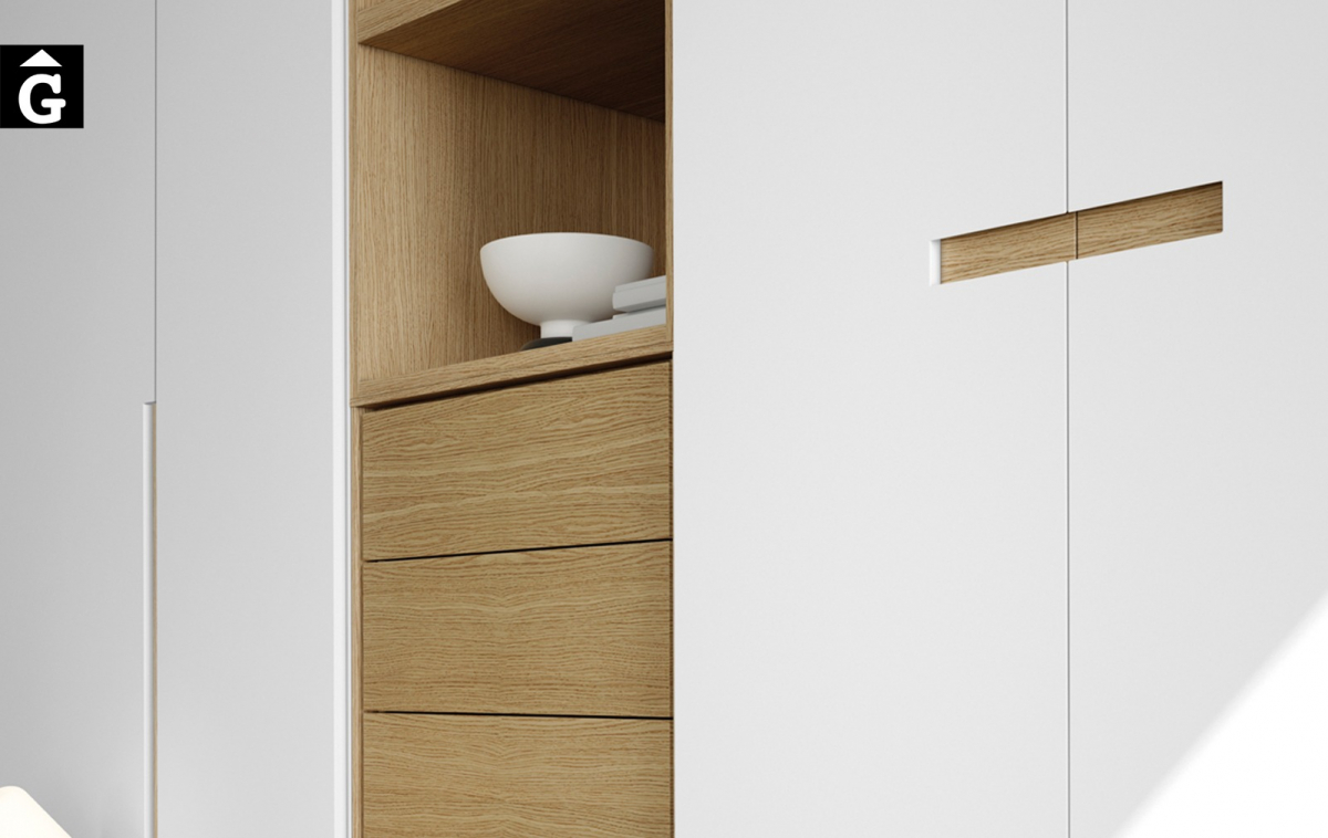 00 Comp 45 Elle i Efe Armaris a mida i standard Closets EMEDE mobles by Mobles GIFREU Girona ESPAI EMEDE Epacio emede Muebles MD moble menjador Sala estar habitatge qualitat laca xapa natural