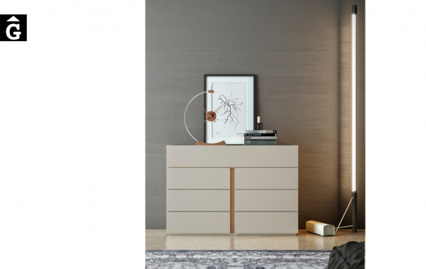 Calaixera A17 Tocador Armaris a mida i standard Closets EMEDE mobles by Mobles GIFREU Girona ESPAI EMEDE Epacio emede Muebles MD moble menjador Sala estar habitatge qualitat laca xapa natural