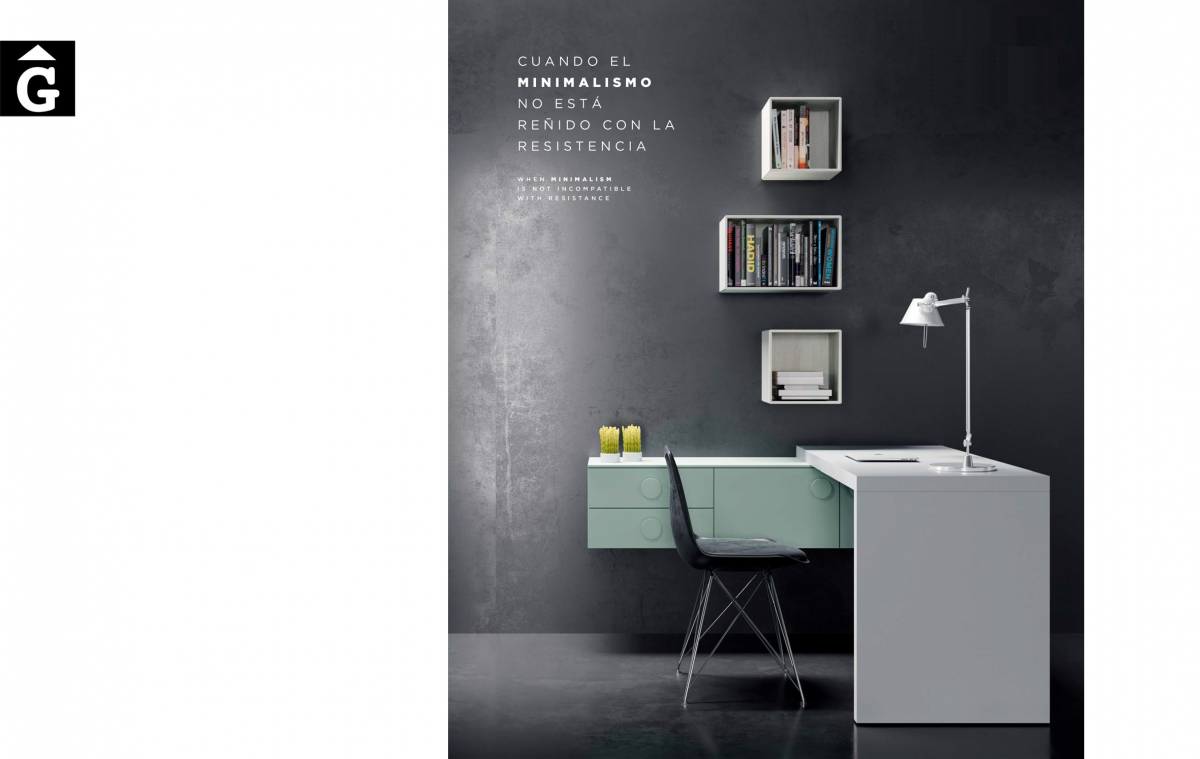 Escriptori QBn 7 QB NEXT Tegar by nobles GIFREU Girona modern minim elegant atemporal