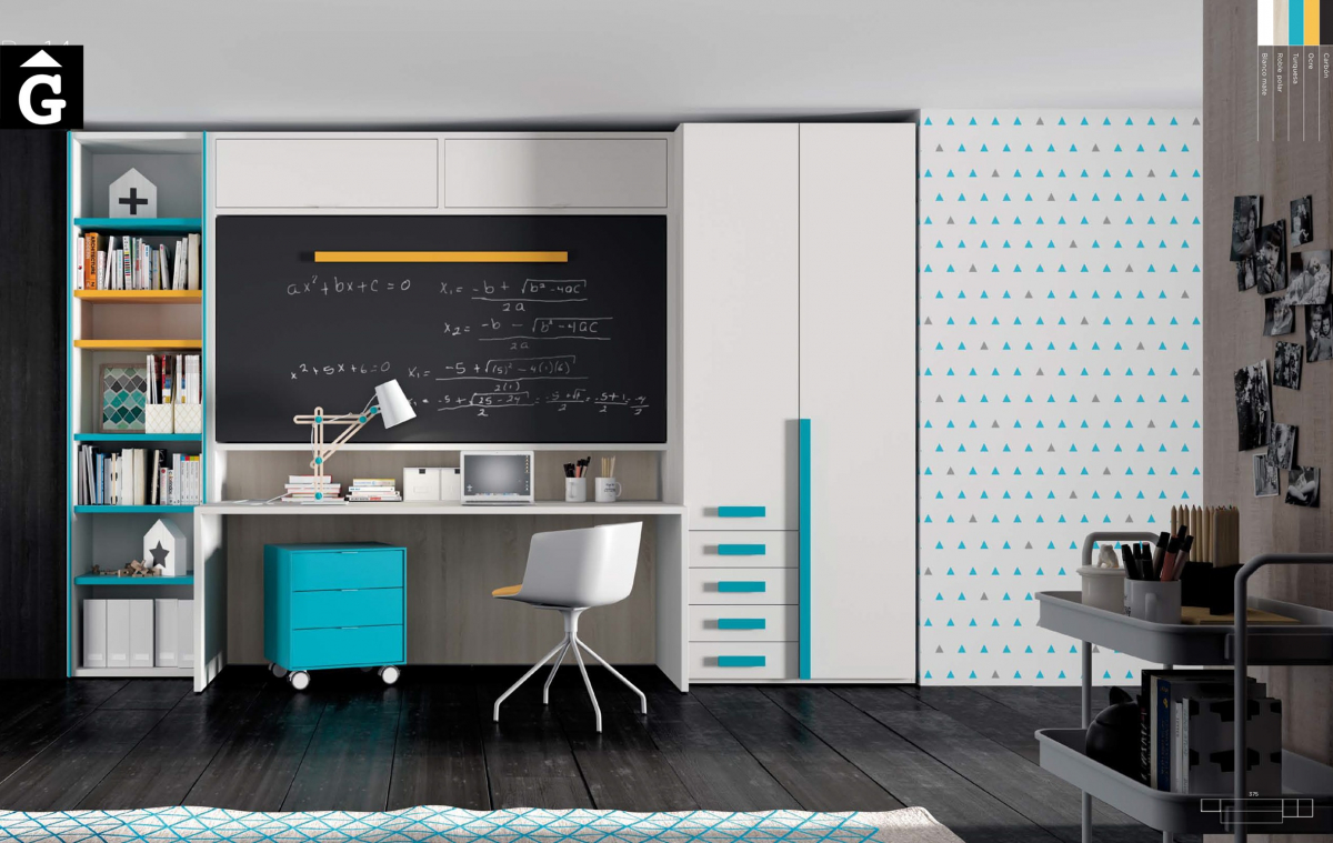 Llits abatibles QBn. Llit pissarra plegable QB NEXT Tegar by nobles GIFREU Girona modern minim elegant atemporal