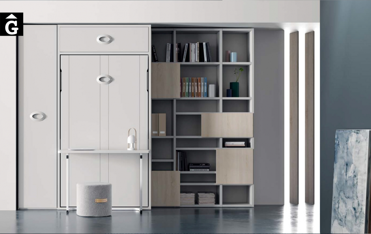 Habitació amb llit abatible. Dia QB NEXT Tegar by nobles GIFREU Girona modern minim elegant atemporal