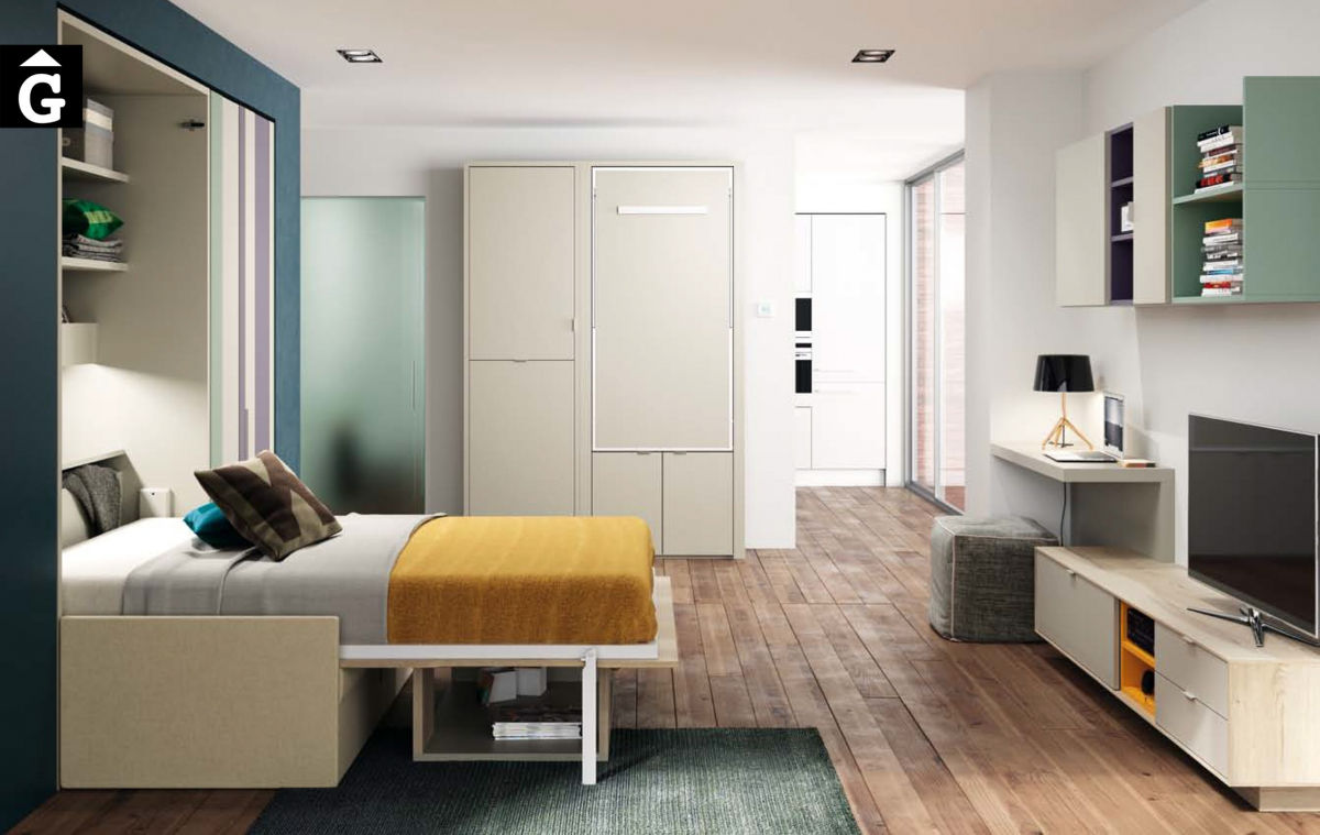 Nit armari llit abatible plegable QB NEXT Tegar by nobles GIFREU Girona modern minim elegant atemporal