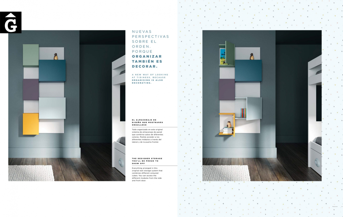 7 Estanteria paret QB NEXT Tegar by nobles GIFREU Girona modern minim elegant atemporal