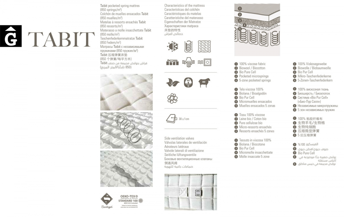 Tabit Astral Nature tecnic general descans qualitat natural i salut junts per mobles Gifreu