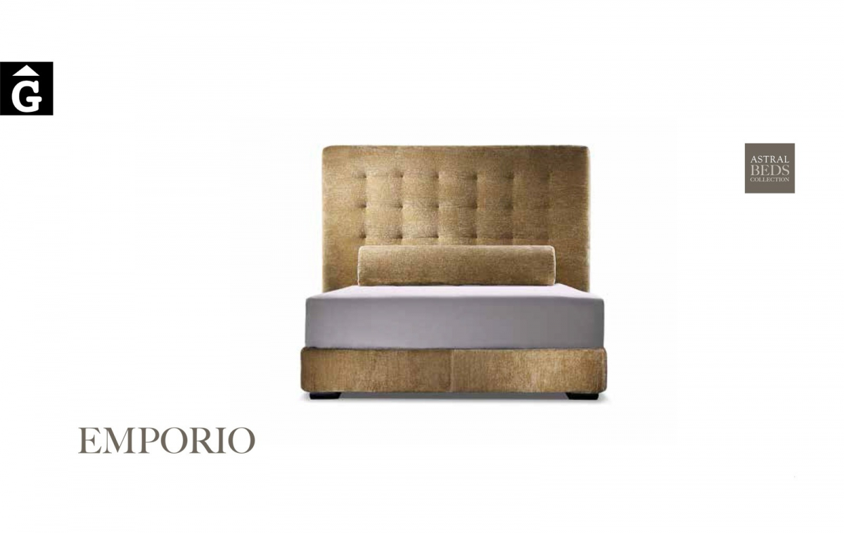 Emporio llit descripcio 1 Beds Astral Nature descans qualitat natural i salut junts per mobles Gifreu