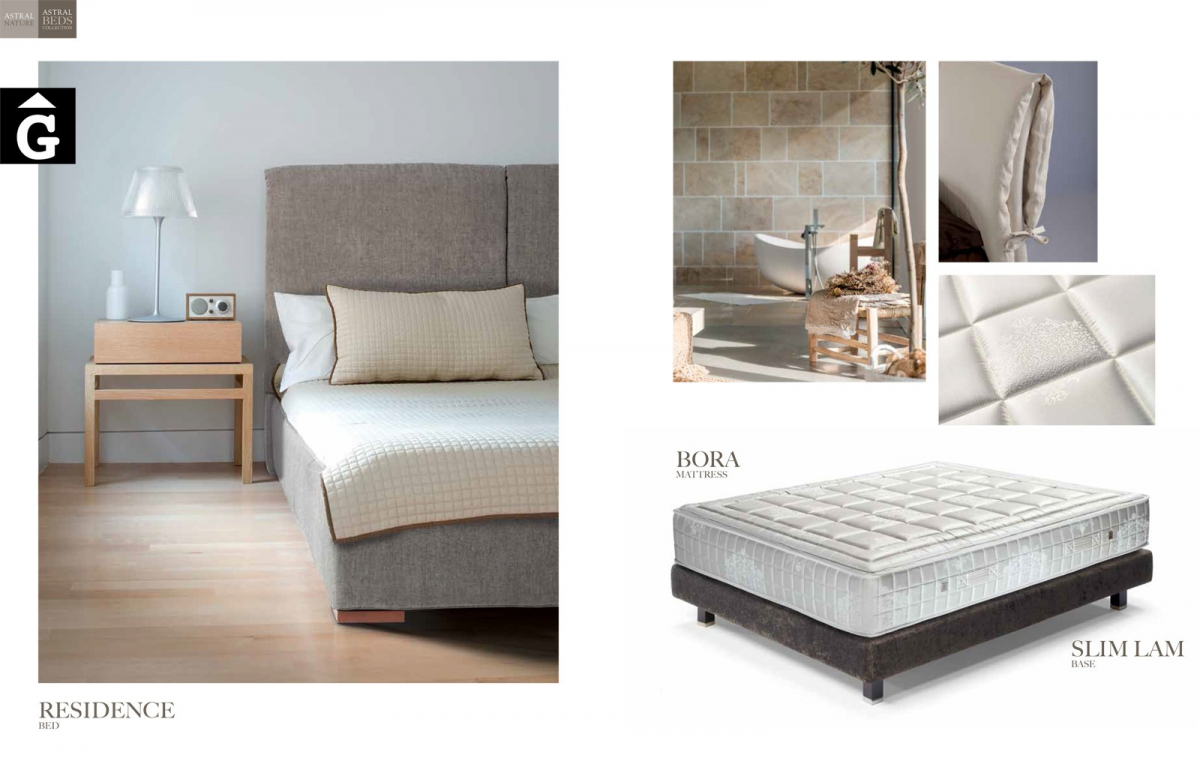 Residence detalls Beds Astral Nature descans qualitat natural i salut junts per mobles Gifreu
